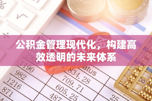 香洲公积金管理现代化，构建高效透明的未来体系